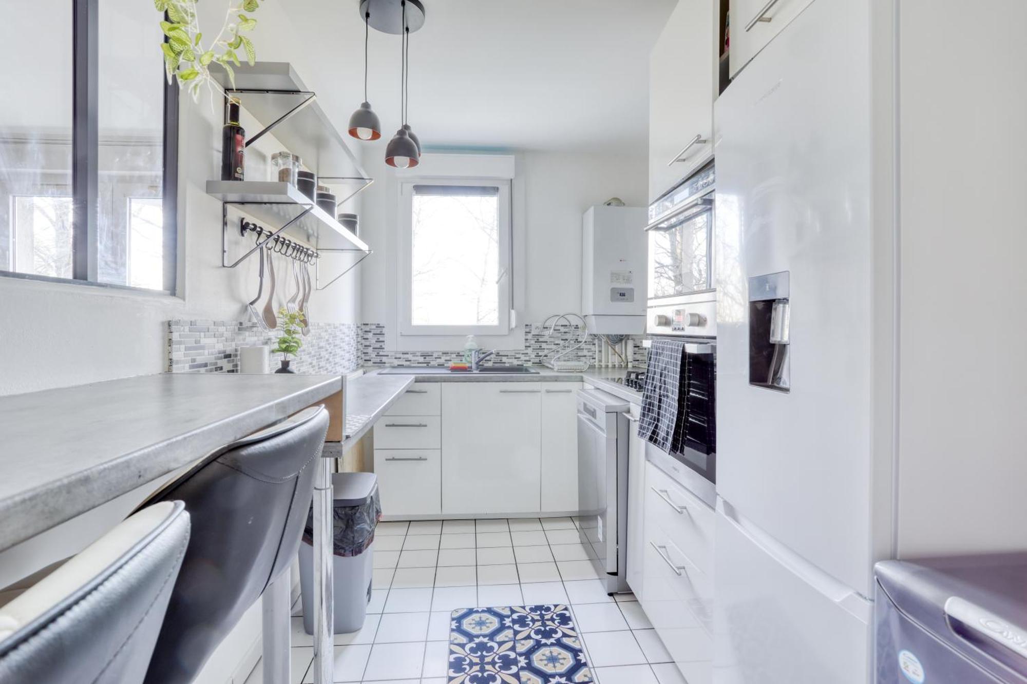 Le Warm Cocon - Spacieux T3 - 5 Personnes - Wifi Et Parking Rosny-sous-Bois Esterno foto